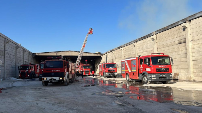  Kahramanmaraş’ta pamuk deposunda yangın