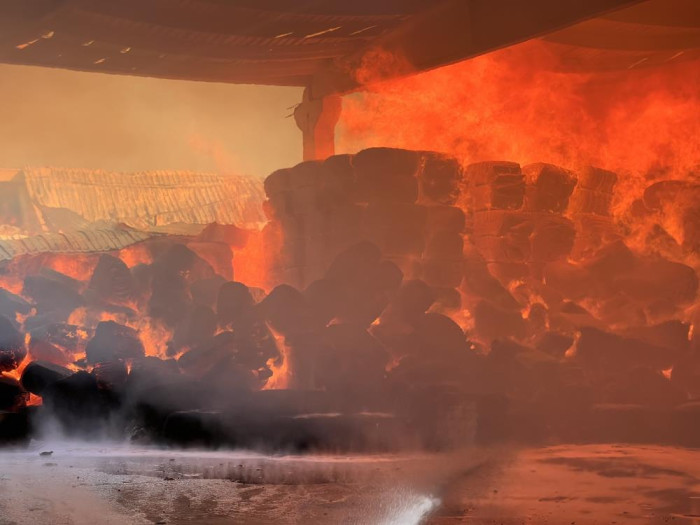  Kahramanmaraş’ta pamuk deposunda yangın