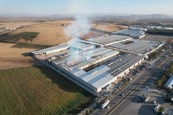  Kahramanmaraş’ta pamuk deposunda yangın