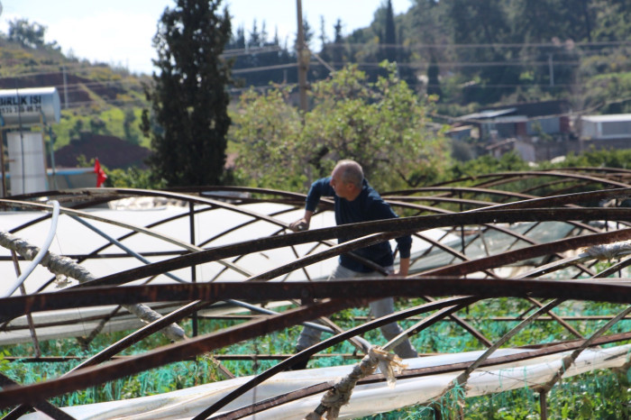 Hortum afetinden 265 dönüm alanda 111 üretici etkilendi