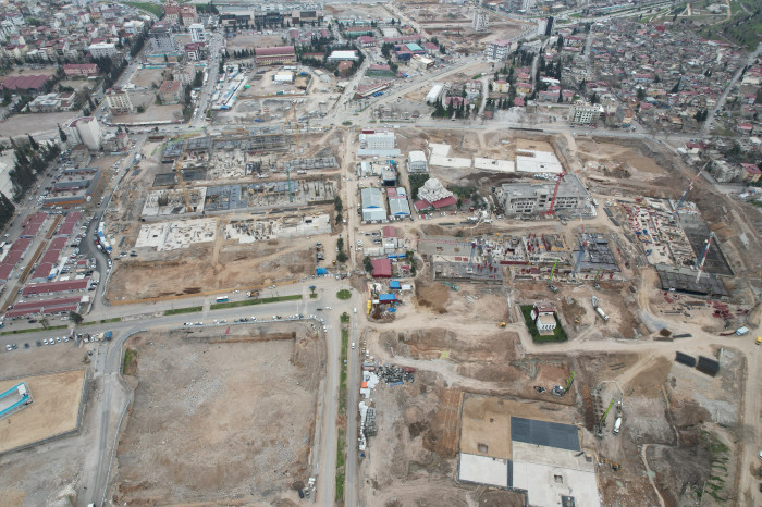 Depremin üzerinden 13 ay geçti, Kahramanmaraş havadan görüntülendi