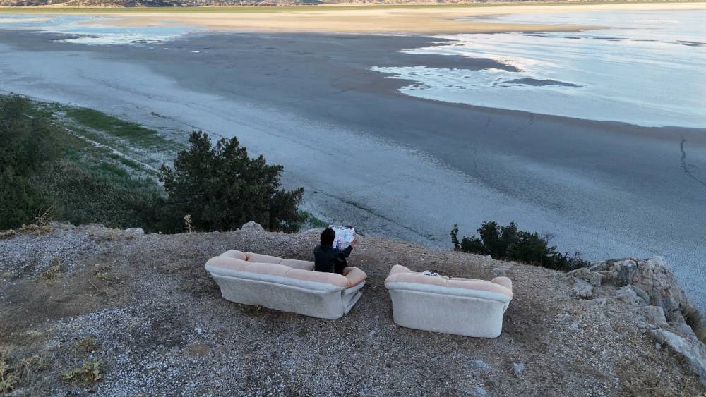 Buzul çağından bu yana Eğirdir Gölü ilk kez ikiye bölündü