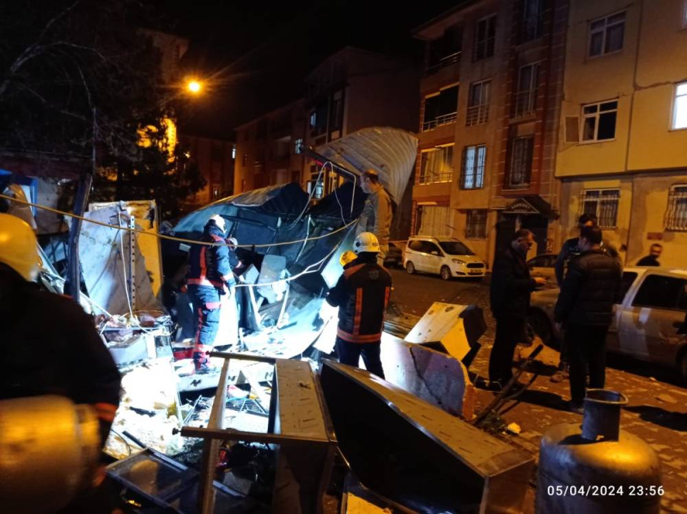 İftar hazırlığında tüp patladı 