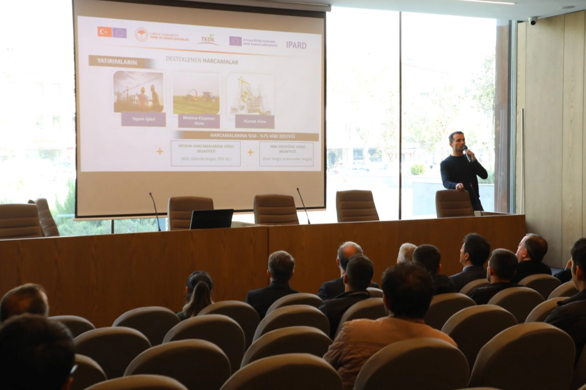Bursa İnegöl'de çiftçilere TKDK destekleri anlatıldı