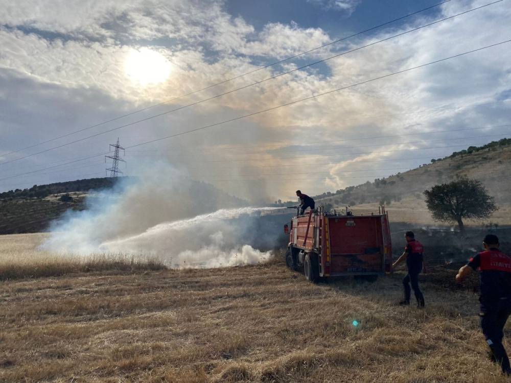 Gölbaşı'nda 50 dönümlük ormanlık alan yangında zarar gördü 