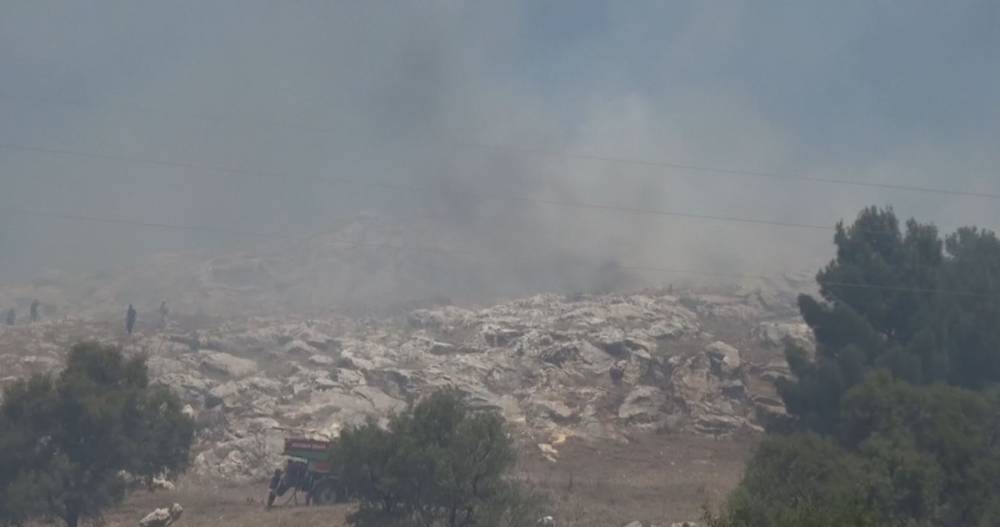 Karadağ'da yangın paniği