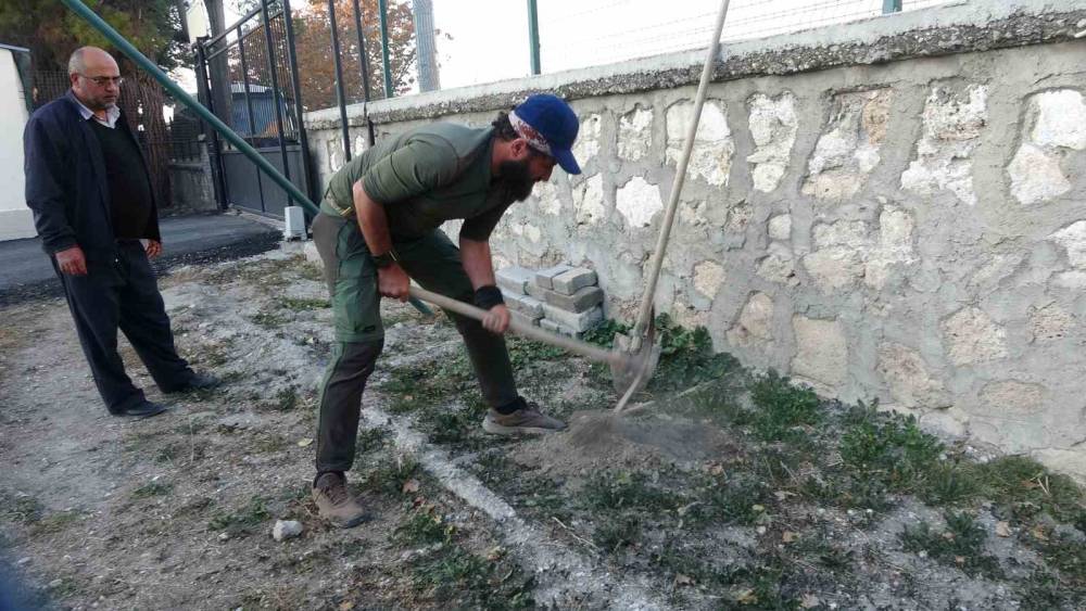 Köpeği ile birlikte tüm Türkiye’yi gezip fidan dikiyor