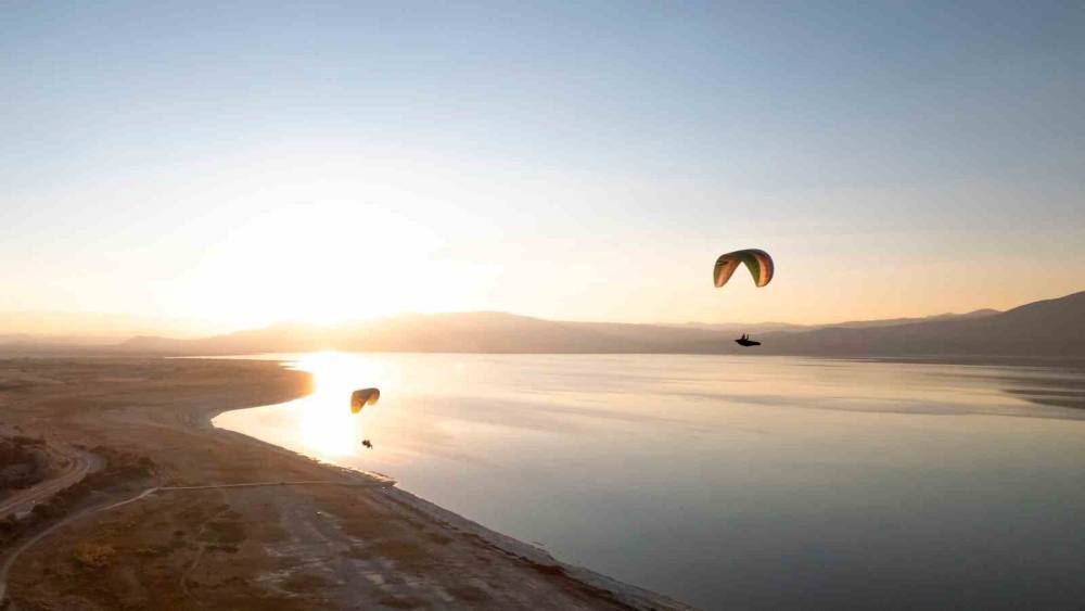 Suları çekilen Burdur Gölü’nde rehabilitasyon projesi başlatıldı