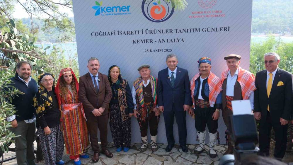 Kemer’de coğrafi işaret başvurusu yapılan ürünler tanıtıldı