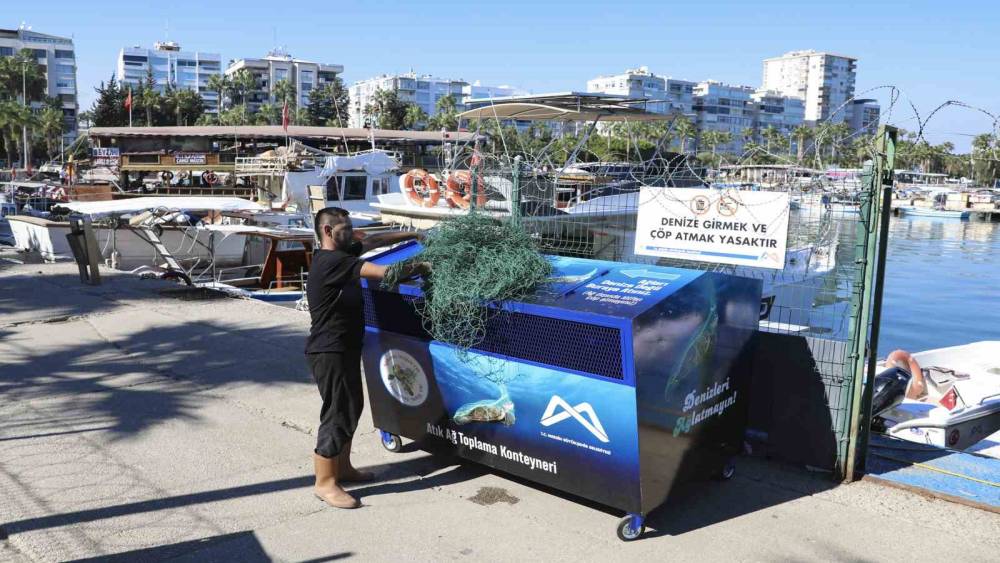 Mersin’de balıkçı ağları geri dönüşüme kazandırılıyor