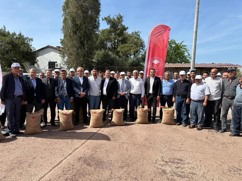 Çiftçilere Yer Fıstığı Tohumu dağıtımı gerçekleştirildi